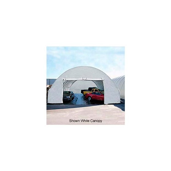 Clearspan Tall 20'W Zippered End Panel - Green for Econoline buildings 108313TNZ - main